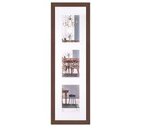 walther design Cadre photo walther design chêne foncé 3X 13x18 cm galerie avec passe-partout, cadre en bois Fiorito EF338VP