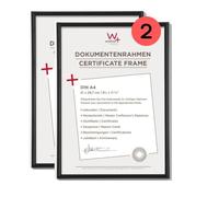 walther design Cadre photo walther design noir 21 x 29,7 cm (DIN A4) double pack, cadre plastique Galeria KB130HD