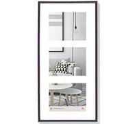 Walther Design Cadre Photo Walther Design Noir 3X 13x18 cm galerie avec Passe-Partout, Cadre Plastique Galeria KB338S