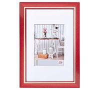 walther design Cadre photo walther design rouge 50 x 70 cm avec passe-partout, cadre design chalet EL070R