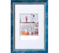walther design Cadre photo walther design bleu 30 x 40 cm avec passe-partout, cadre chalet design EL040L