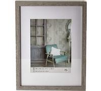 Walther Design Cadre photo Stockholm EA040D Gris 30 x 40 cm Verre véritable Bois