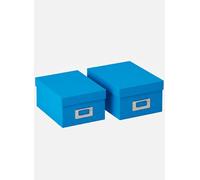 walther design FB-115-DU Fun Lot De 2 Boîtes De Rangement, Bleu Océan