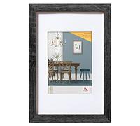 Walther Design Fiorito Cadres en Bois 50x60 Gris foncé, Verre Acrylique