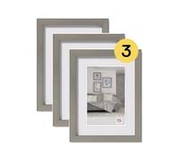 Walther Design JK318D3 Construction Lot de 3 cadres photo en acier 13 x 18 cm