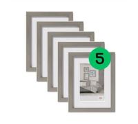 Walther Design JK318D5 Construction Lot de 5 cadres photo en acier 13 x 18 cm