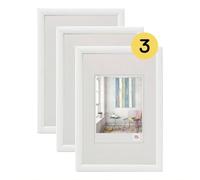 walther design KP045S Trendstyle, Cadres en plastique, lot de 1, 30x45 cm, argent