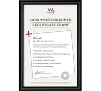 walther+ design KP130B Cadre photo amovible Format du papier: DIN A4 noir