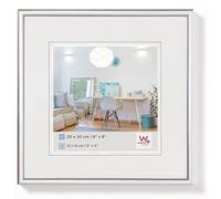 walther design KV330S New Lifestyle, Cadres en plastique, 30x30 cm, argent, lot de 1