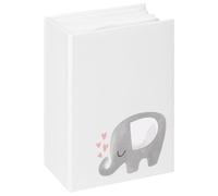 walther design MA-313 Album Photo à Pochettes, Motif Éléphant Hearting, pour 100 Photos au Format 10 x 15 cm