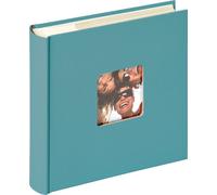 Walther Design Album photo vert pétrole 200 photos 13 x 18 cm Carnet de notes avec découpe de couverture, Fun ME-116-K