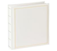 Walther Design Album autoadhésif Monza SK-127 33 x 34 cm 100 pages Cuir synthétique Blanc