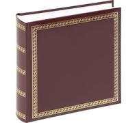Walther Design Album Photo Rouge 26 x 25 cm Simili Cuir avec gaufrage, The Chic Thickness MX-103-R