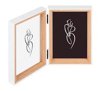 walther design N2415P Silhouette Cadre Double Pour 2 Photos, En Hêtre, 10 x 15 cm