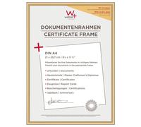 walther design New Lifestyle Cadre photo plastique verre artistique 021X29,7 GOLD KVX130G
