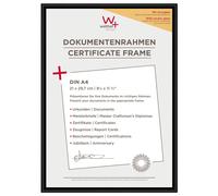 walther design New Lifestyle Cadre photo plastique verre artistique 021X29,7 NOIR KVX130B