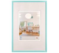 walther design New Lifestyle KV070U Cadre Photo en Plastique, 50 x 70 cm, Turquoise