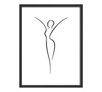 walther design NW050B Silhouette Cadre Photo En Bois, 40 x 50 cm, Noir