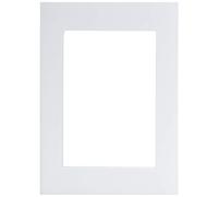 walther design Passe-partouts Blanc Neige pour Cadre Taille : 24 x 30 cm, Taille de l’Image : 15 x 20 cm Passe-Partout PA430W
