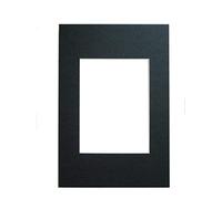 walther design Passe-Partouts Noir pour la Taille du Cadre : 24 x 30 cm, Taille de l’Image : 15 x 20 cm Passepartouts PA430B