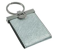 Walther Design Porte-clés Argent 3,5 x 4,5 cm en simili cuir à charnière, pour 2 photos 3,5x4,5 cm PIMP ET CREATE MR-188