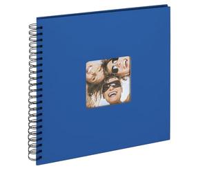 walther design - SA-110-Z - Fun, Album Photo à Spirale, Bleu Roi, 30 x 30 cm
