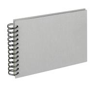 walther design Spiralalbum Cloth grau, 23X17 cm SA-509-D