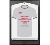 walther design Stockholm 3D cadre photo bois 60x90 cm cadre maillot NOIR avec verre artistique EA690B