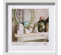 walther design Stockholm 3D cadre photo en bois 40x40 cm BLANC EA444W