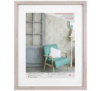 walther design Stockholm EA450D Cadre Photo en Bois avec Verre Synthétique, 40 x 50 cm, Gris