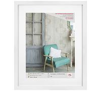 walther design Stockholm EA450W Cadre Photo en Bois avec Verre Synthétique, 40 x 50 cm, Blanc
