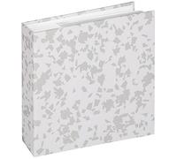 walther design Terrazzo ME-298-1 Album Photo Mémo à Pochettes, Blanc (Stone White), pour 200 Photos au Format 10 x 15 cm, Weiss