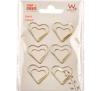 Walther Design trombone en métal doré en forme de coeur PIMP ET CREATE MK100H