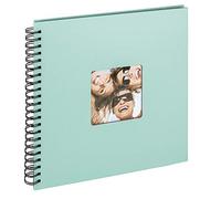 walther design walther album photo design album spirale vert menthe 30 x 30 cm avec découpe de couverture, Fun SA-110-A