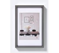 walther design Walther Cadre Photo Design Acier 50 x 60 cm avec Passe-Partout, Cadre Plastique Style Acier ES060D