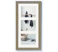 Walther Design Walther Cadre Photo Design Beige 3X 15x20 cm galerie avec Passe-Partout, Cadre en Bois Home HO352C