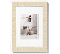 Walther Design Walther Cadre Photo Design Blanc crème 15 x 20 cm avec Passe-Partout, Home Cadre en Bois HO520W