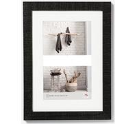 Walther Design Walther Cadre Photo Design Noir 2X 10x15 cm galerie avec Passe-Partout, Home Cadre en Bois HO215B