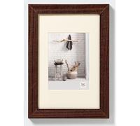 Walther Design Walther Cadre Photo Design Noyer 15 x 20 cm avec Passe-Partout, Home Cadre en Bois HO520N