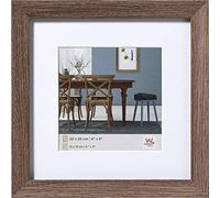 walther design Walther Cadre Photo Design Noyer 40 x 40 cm avec Passe-Partout, Cadre en Bois Fiorito EF440N
