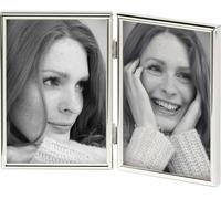 walther design Cadre Photo Argent 2X 10x15 cm Chloé Portrait Frame WD215S