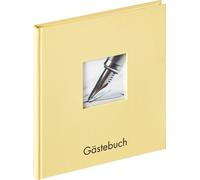 Walther Design Livre d’Or crème 23 x 25 cm avec Couvercle découpé et gaufrage, Fun GB-205-H