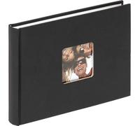 Walther Album Photo Design Noir 22 x 16 cm avec découpe de Couverture, Fun FA-207-B