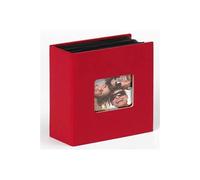 Walther Design Mini album Fun MA357R 10x15 cm pour 100 photos Rouge