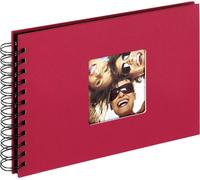 Mini album WALTHER DESIGN traditionnel FUN - 20 pages noires - 40 photos - Couverture Rouge 23x17cm + fenêtre