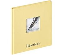 Walther Design Livre d’Or crème 23 x 25 cm avec Couvercle découpé et gaufrage, Fun GB-205-H