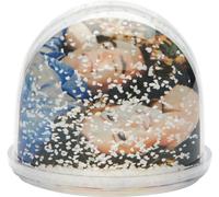 Walther, GK080W,Boule à facettes avec neige, hauteur 80 mm