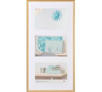 walther design Cadre Photo Or 3X 13x18 cm Galerie avec Passe-Partout, New Lifestyle Cadre Plastique KV338G