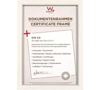 Walther MDF cadre en bois Hygge 21x29,7 cm blanc