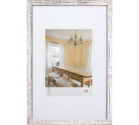 Walther Peppers cadre en bois DIN A4 argenté 21x29 7 cm verre clair MDF arrière
